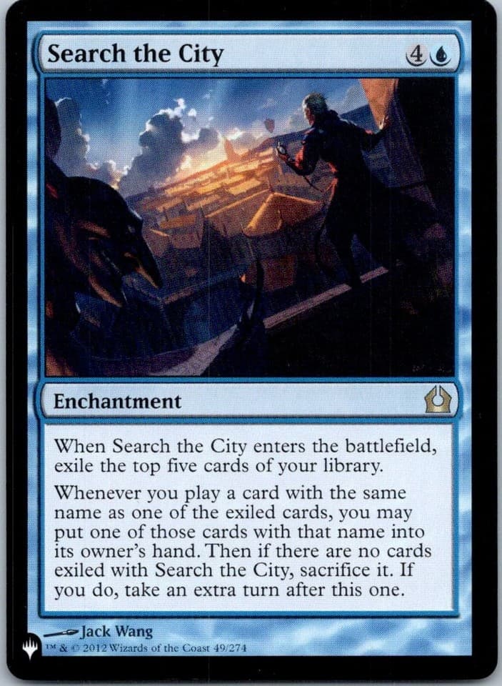 Search the City R The List Reprints 49/274 NM
