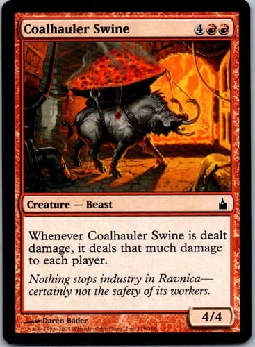 Coalhauler Swine C RAV #119 NM MTG Magic