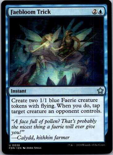 Faebloom Trick U FDN #38 NM MTG Magic