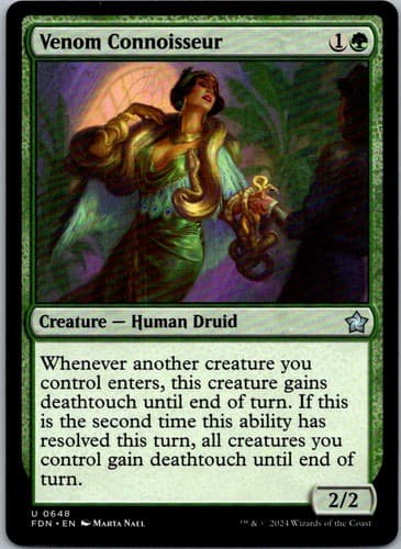 Venom Connoisseur U SNC #161 NM MTG Magic