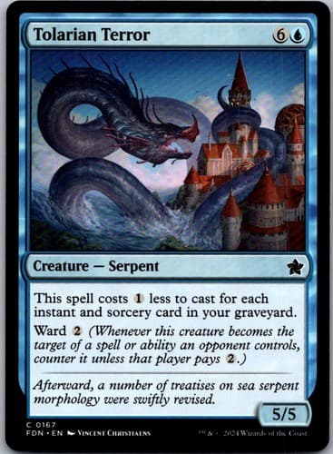 Tolarian Terror C LIST #072/281 NM MTG Magic