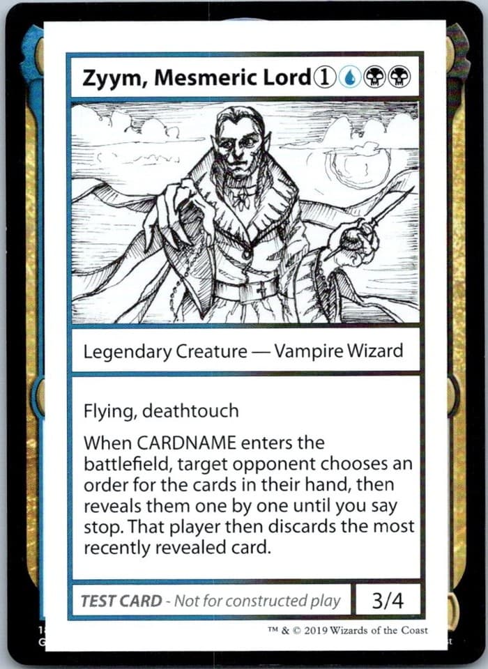 Zyym, Mesmeric Lord S Mystery Booster: Convention Edition Exclusives NM
