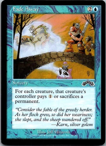 Fade Away C EXO #34 NM MTG Magic