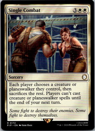 Single Combat R PIP #172 LP MTG Magic