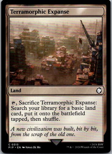 Terramorphic Expanse C PIP #841 LP MTG Magic