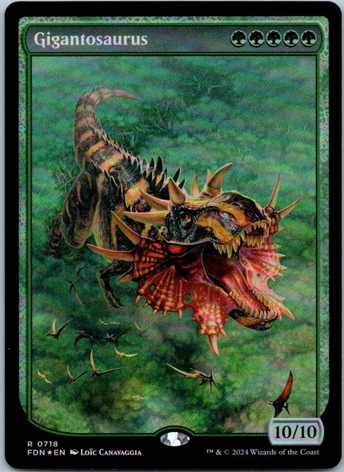 Gigantosaurus (Full Art) R Foundations 718 NM