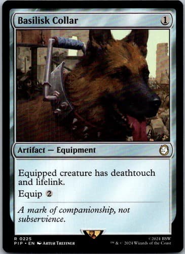 Basilisk Collar R PIP #753 LP MTG Magic