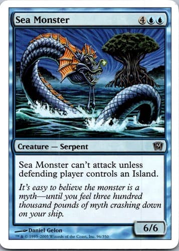 Sea Monster C 9ED # LP MTG Magic