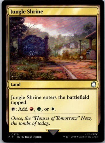 Jungle Shrine U PIP #270 LP MTG Magic