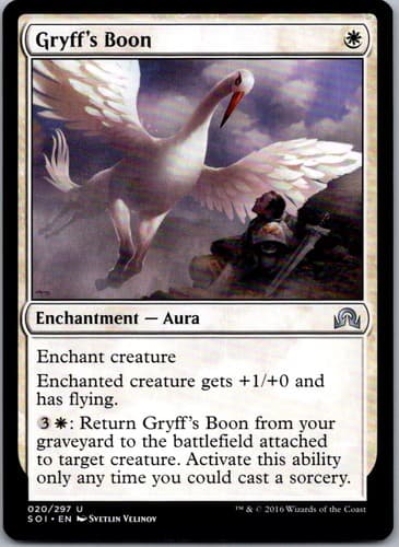 Gryff's Boon (Retro Frame) U INR #342 NM MTG Magic