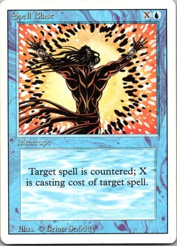 Spell Blast C 3ED # NM MTG Magic