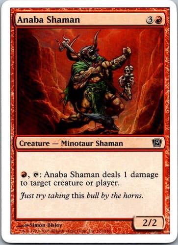 Anaba Shaman C 9ED #172 NM MTG Magic