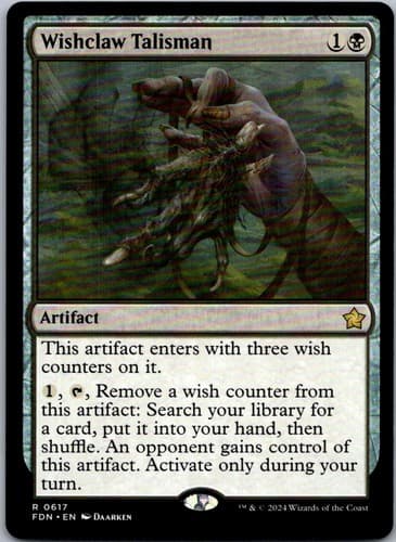 Wishclaw Talisman R PRE #110 LP MTG Magic