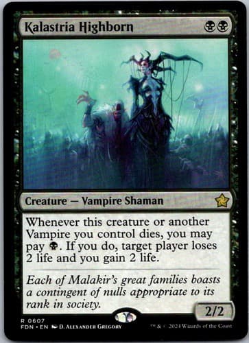Kalastria Highborn R FDN #607 LP MTG Magic