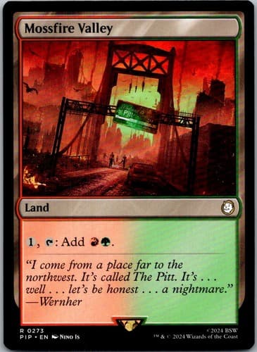 Mossfire Valley R PIP #273 LP MTG Magic