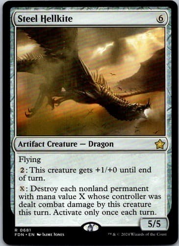Steel Hellkite R SCD #278 NM MTG Magic