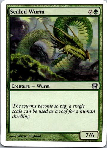 Scaled Wurm C 9ED #269 NM MTG Magic