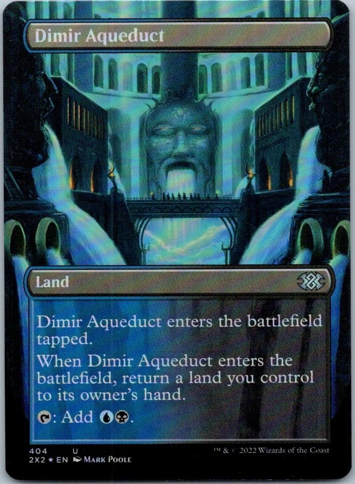 Dimir Aqueduct (Borderless) U Double Masters 2022 404 NM