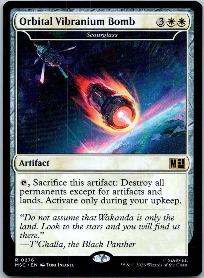 Orbital Vibranium Bomb - Scourglass R Commander: Marvel Super Heroes 276 NM
