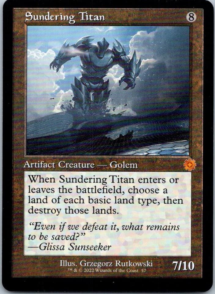 Sundering Titan R Double Masters 292 NM