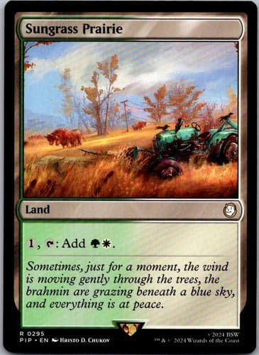 Sungrass Prairie R PIP #823 LP MTG Magic