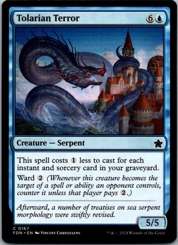 Tolarian Terror C LIST #072/281 NM MTG Magic