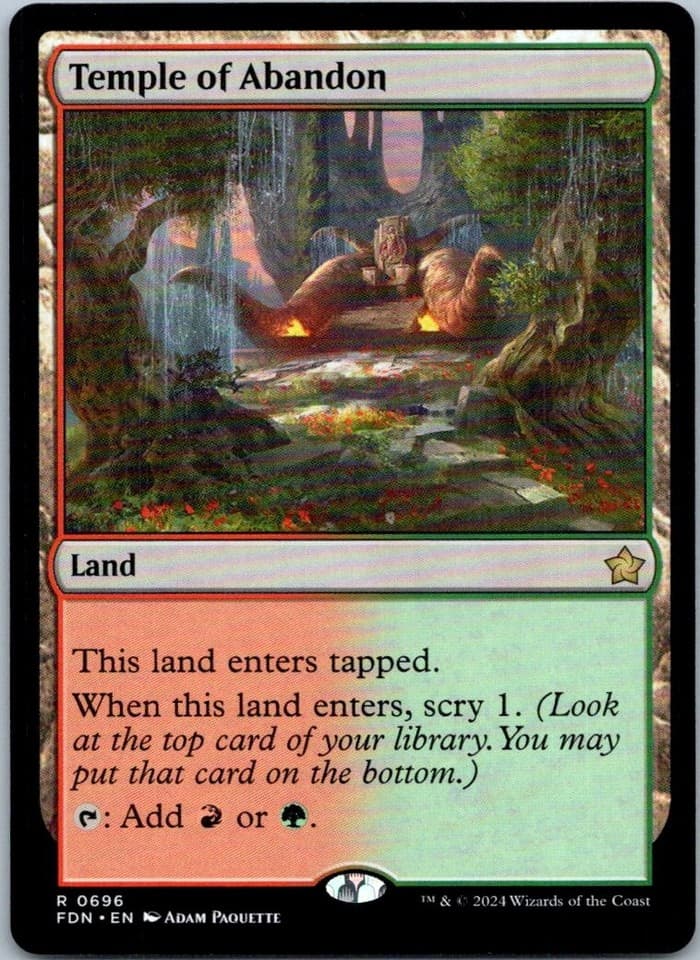 Temple of Abandon R Foundations 696 NM
