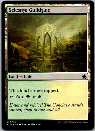 Selesnya Guildgate C LIST #255 NM MTG Magic