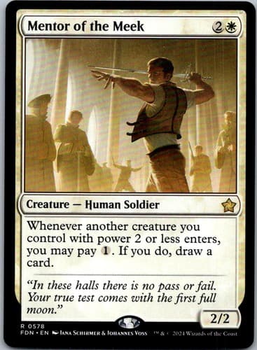 Mentor of the Meek R M19 #27 NM MTG Magic