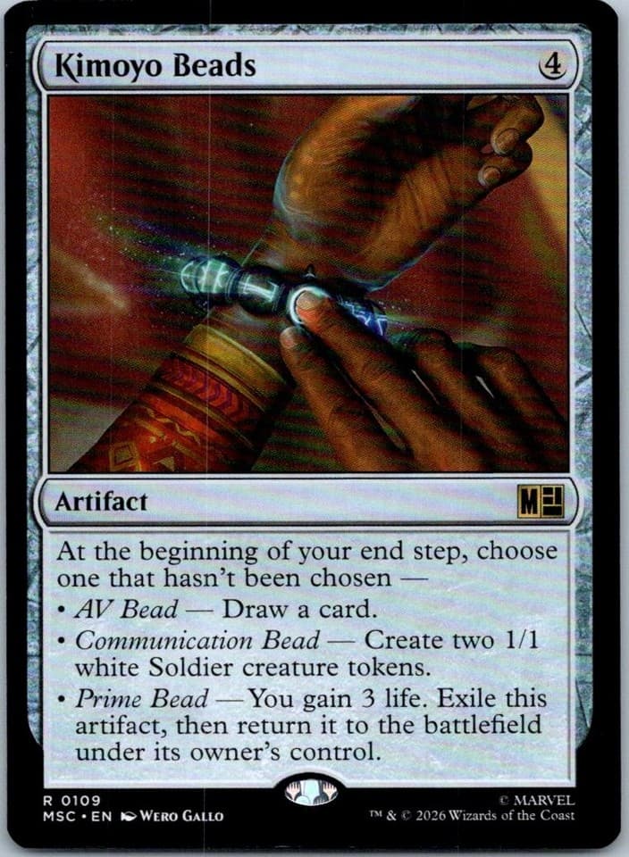 Kimoyo Beads R Commander: Marvel Super Heroes 109 NM