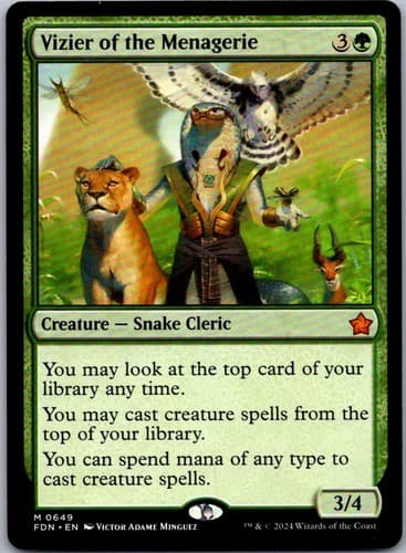 Vizier of the Menagerie M AKH #192 NM MTG Magic