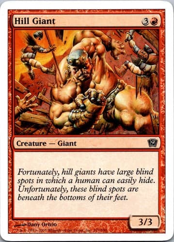Hill Giant C 9ED #197 NM MTG Magic