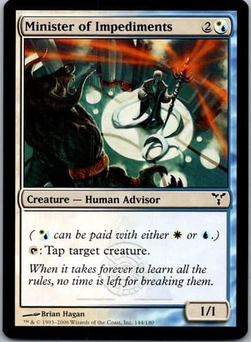 Minister of Impediments C DIS #144 NM MTG Magic