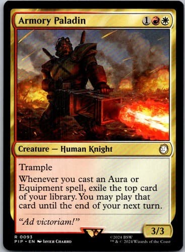 Armory Paladin R PIP #93 LP MTG Magic