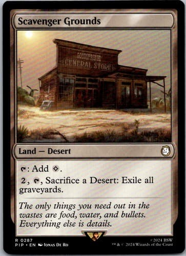 Scavenger Grounds R PIP #287 LP MTG Magic