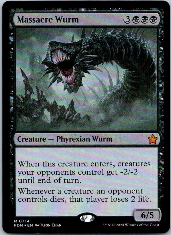 Massacre Wurm () M Foundations 714 NM