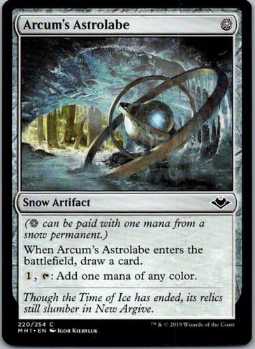 Arcum's Astrolabe C LIST #220/254 NM MTG Magic