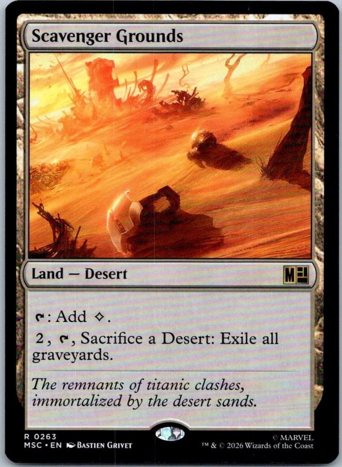 Scavenger Grounds R Commander: Marvel Super Heroes 263 NM