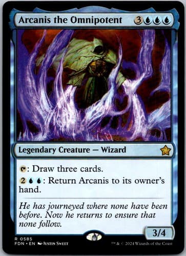Arcanis the Omnipotent R C17 #80 NM MTG Magic