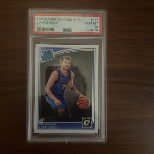 PSA 10 Luka Doncic 2018 Panini Donruss Optic #177 Rated Rookie Mavericks Rc 4370