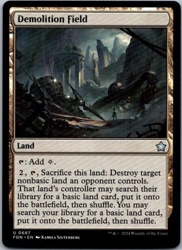 Demolition Field U BRO #260 NM MTG Magic