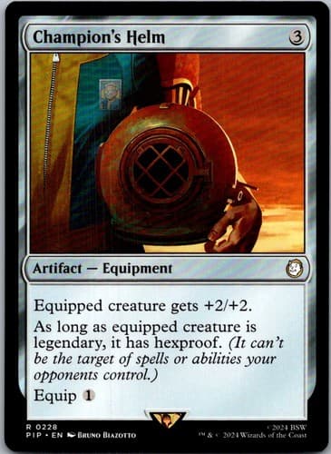 Champion's Helm R PIP #756 LP MTG Magic