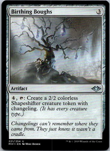 Birthing Boughs U LIST #221/254 LP MTG Magic