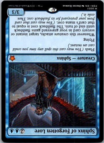 Sphinx of Forgotten Lore M PRE #51 NM MTG Magic