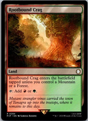 Rootbound Crag R PIP #812 LP MTG Magic