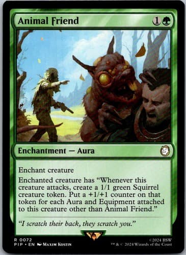 Animal Friend R PIP #600 LP MTG Magic