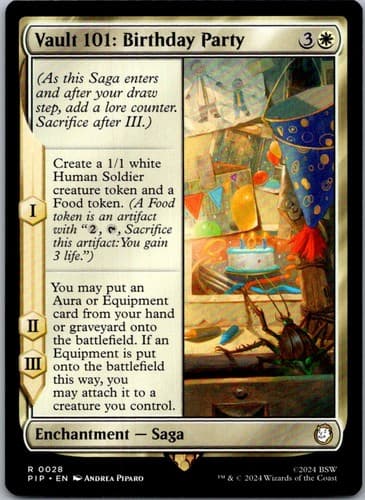 Vault 101: Birthday Party R PIP #556 LP MTG Magic