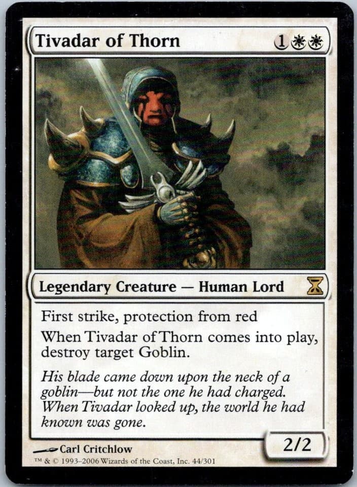 Tivadar of Thorn R Time Spiral 44 NM