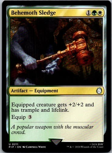 Behemoth Sledge U PIP #739 LP MTG Magic