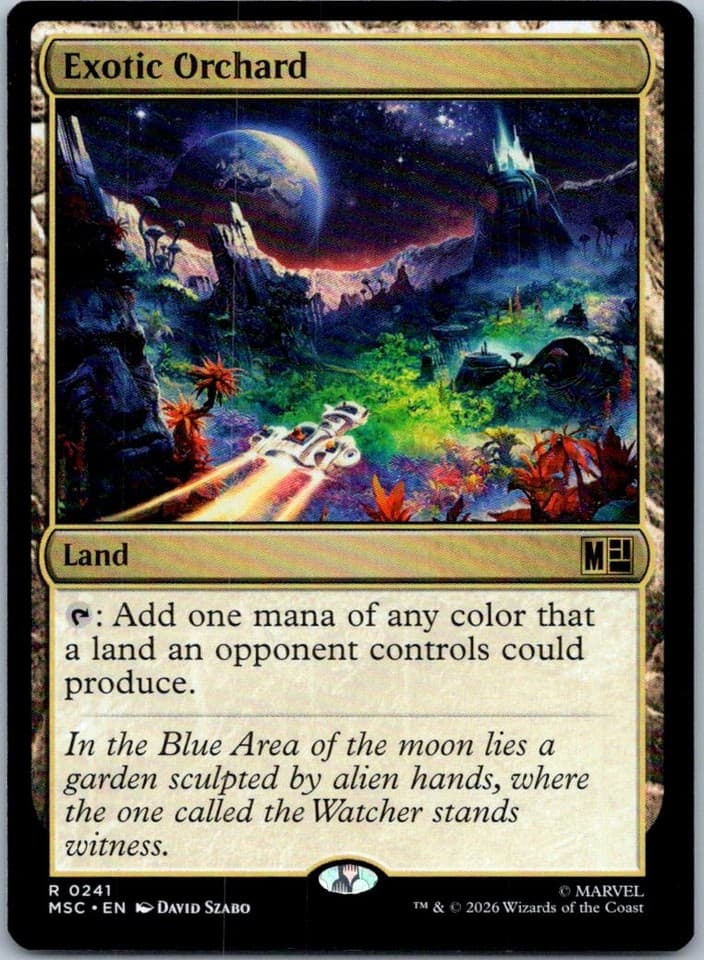 Exotic Orchard R Commander: Marvel Super Heroes 241 NM